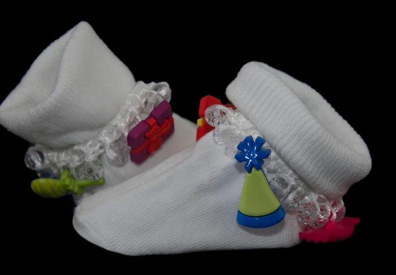 Birthday Beaded Socks